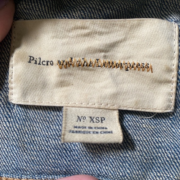 Women’s Pilcro and the Letterpress Blue Denim Jacket, XSP - Picture 2 of 4